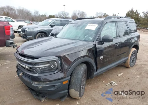 2021 Ford Bronco Sport Big Bend z USA, uszkodzony, nr VIN 3FMCR9B65MRA30721